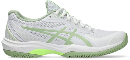 (Women) ASICS GAME FF Pickleball Shoes White/Jade 1042A280-101 (Women) ASICS GAME FF Pickleball Shoes White/Jade 1042A280-101