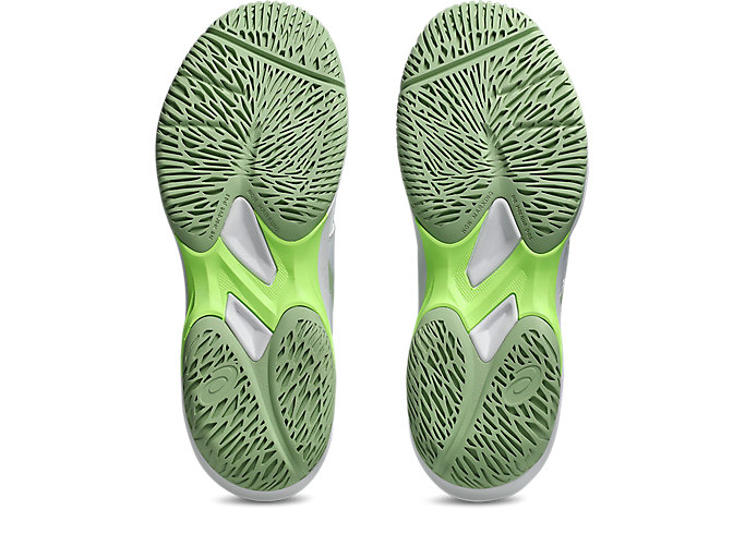 Sizing (W) ASICS GAME FF 瓶球鞋 白/翡翠绿 1042A280-101