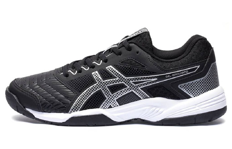 Buy 亞瑟士 Gel-Backhand 女款低幫網球鞋 黑色