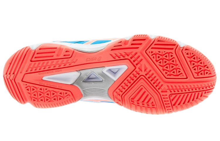 Details for Asics Gel-Beyond 5 舒適透氣排球鞋 女款 藍橙色