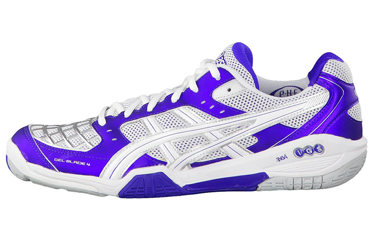 (Women) ASICS Gel-Blade 4 'White Blue' R355N-3601