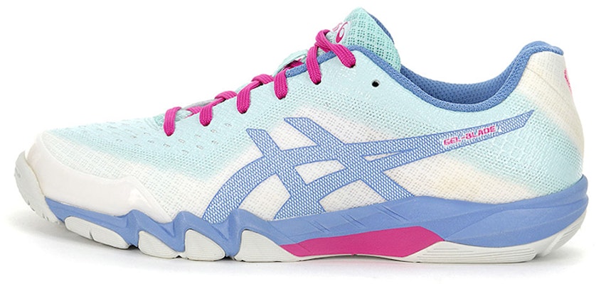 (Women) ASICS Gel-Blade 6 'Blue White' R753N-117 Buy (Women) ASICS Gel-Blade 6 'Blue White' R753N-117
