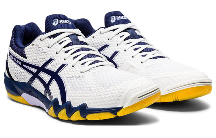 Lookbook Asics Gel-Blade 7 低筒 跑步鞋 女款 白藍
