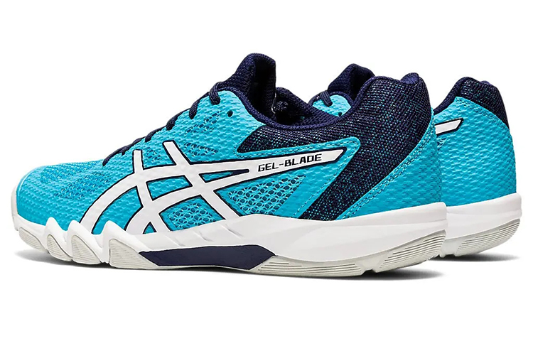 Shop (W) ASICS Gel-Blade 7 ''Blauw Wit'' 1072A032-401