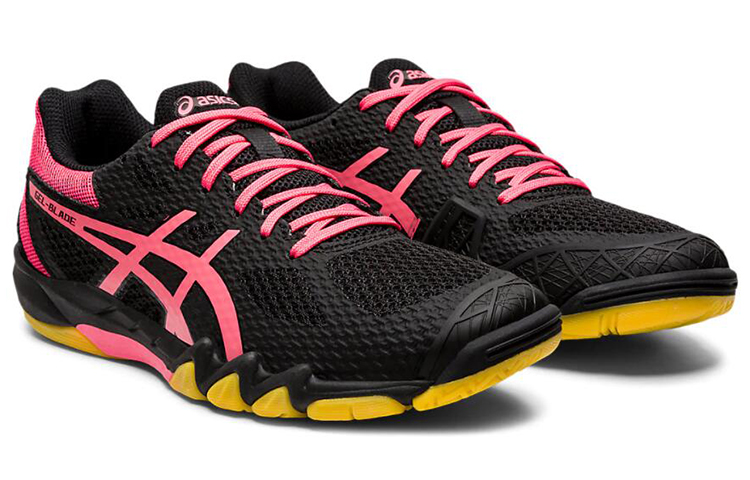 Lookbook Asics Gel-Blade 7 女款 黑粉 跑鞋