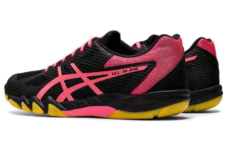 Shop Asics Gel-Blade 7 女款 黑粉 跑鞋