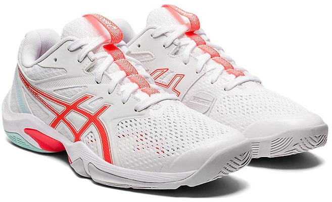 (W) ASICS Gel-Blade 8 Weiß/Rot 1072A072-960 Lookbook (W) ASICS Gel-Blade 8 Weiß/Rot 1072A072-960