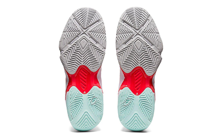 Details for (W) ASICS Gel-Blade 8 Weiß/Rot 1072A072-960