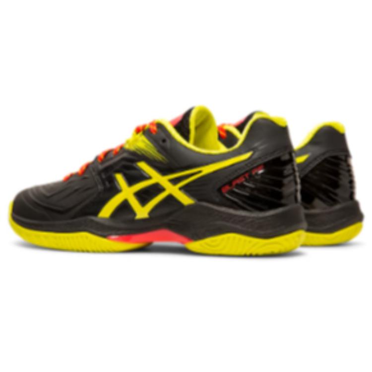 Shop (W) ASICS Gel-Blast FF Noir Jaune Baskets ''Noir Jaune'' 1072A001-001