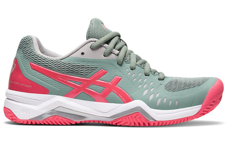 Order (W) ASICS Gel-Challenger 12 Clay Grün/''Pink'' Tennisschuhe Damen 1042A039-021