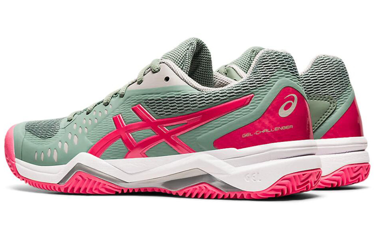 Lookbook (W) ASICS Gel-Challenger 12 Clay Grün/''Pink'' Tennisschuhe Damen 1042A039-021