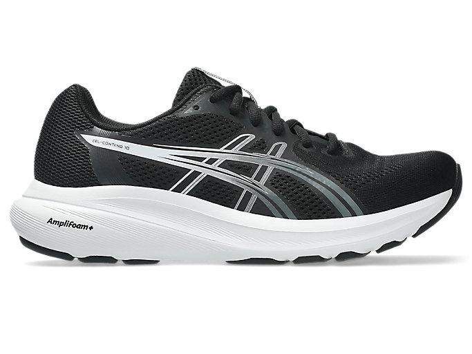 Cheap (Women) ASICS GEL-CONTEND 10 Running Shoes Black/White 1012C013-003
