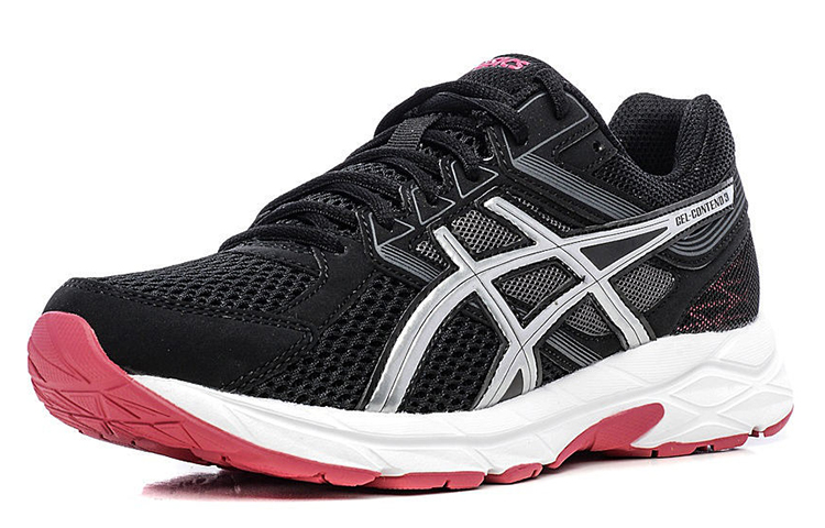 Lookbook Asics Gel-Contend 3 低筒 跑步鞋 女款 黑銀