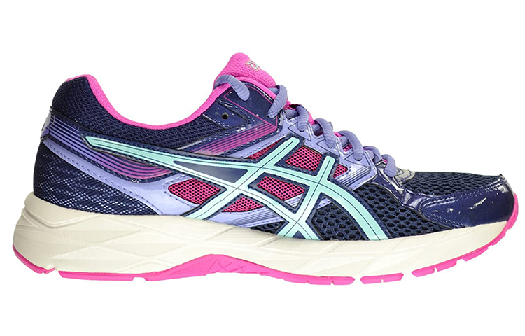 Order Asics Gel-Contend 3 舒適透氣 低筒跑步鞋 女款 藍粉色