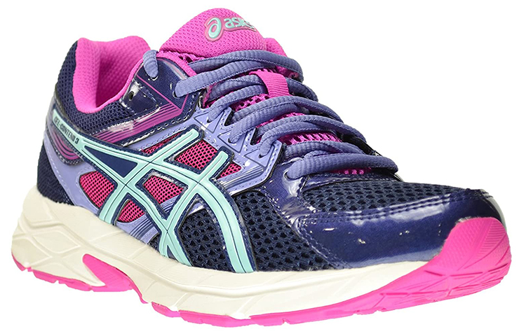Lookbook Asics Gel-Contend 3 舒適透氣 低筒跑步鞋 女款 藍粉色