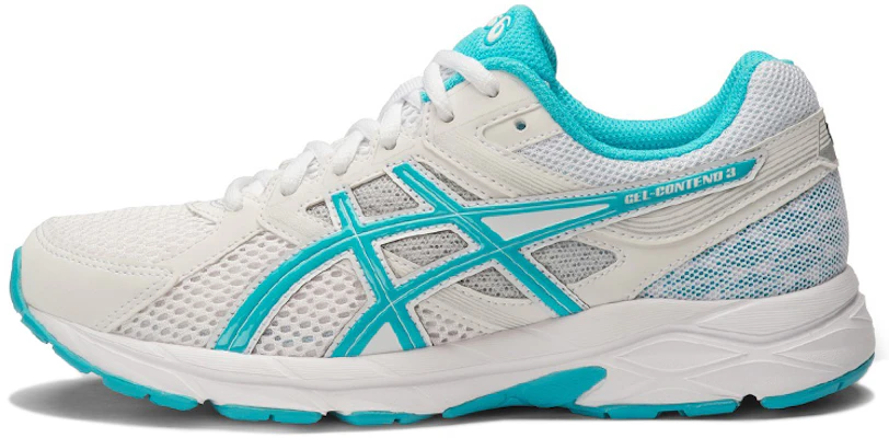 Asics Gel-Contend 3 舒適透氣 運動跑步鞋 女款 白藍色 Buy Asics Gel-Contend 3 舒適透氣 運動跑步鞋 女款 白藍色