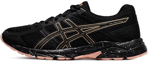 (Women) ASICS Gel-Contend 4 'Black Gold Pink' T8D9Q-011 (Women) ASICS Gel-Contend 4 'Black Gold Pink' T8D9Q-011