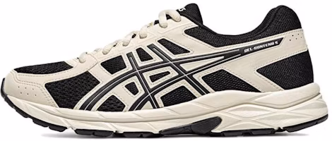 (Women) ASICS Gel-Contend 4 Sneakers 'Cream White Black' T8D9Q-008 (Women) ASICS Gel-Contend 4 Sneakers 'Cream White Black' T8D9Q-008