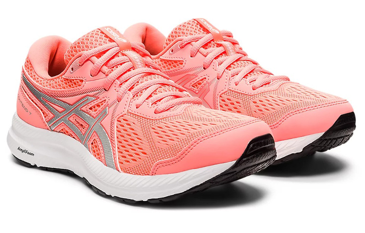 Lookbook Asics Gel-Contend 7 耐磨 低筒 跑步鞋 女款 珊瑚粉