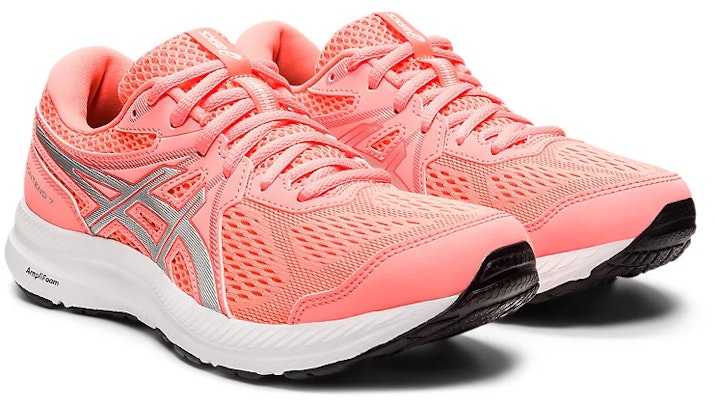 Asics Gel-Contend 7 耐磨 低筒 跑步鞋 女款 珊瑚粉 Lookbook Asics Gel-Contend 7 耐磨 低筒 跑步鞋 女款 珊瑚粉