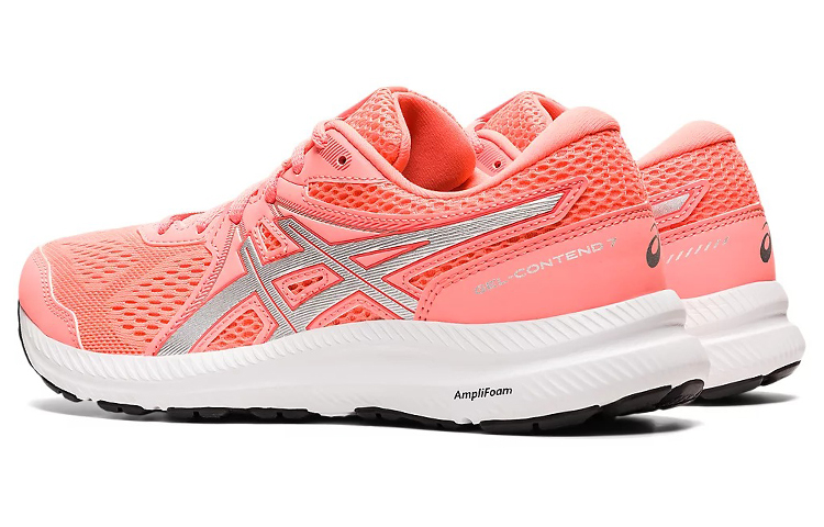 Shop Asics Gel-Contend 7 耐磨 低筒 跑步鞋 女款 珊瑚粉