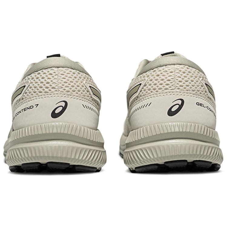 Shop Asics Gel-Contend 7 舒適輕盈防滑耐磨 低筒 短跑跑鞋 女款 灰白色