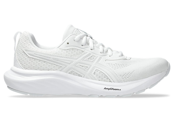 (Women) Asics GEL-CONTEND 9 WIDE Running Shoes White/Glacier Grey 1012B678-100