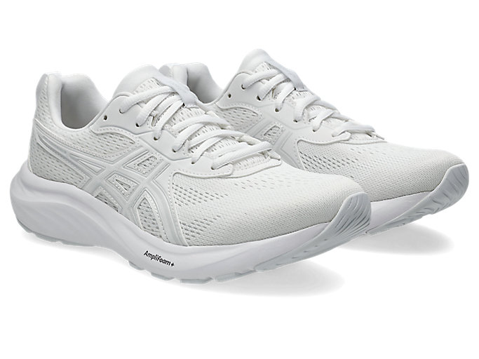 Lookbook (Women) Asics GEL-CONTEND 9 WIDE Running Shoes White/Glacier Grey 1012B678-100