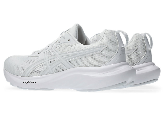 Shop (Women) Asics GEL-CONTEND 9 WIDE Running Shoes White/Glacier Grey 1012B678-100