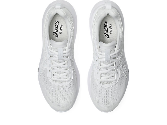 Sizing (Women) Asics GEL-CONTEND 9 WIDE Running Shoes White/Glacier Grey 1012B678-100