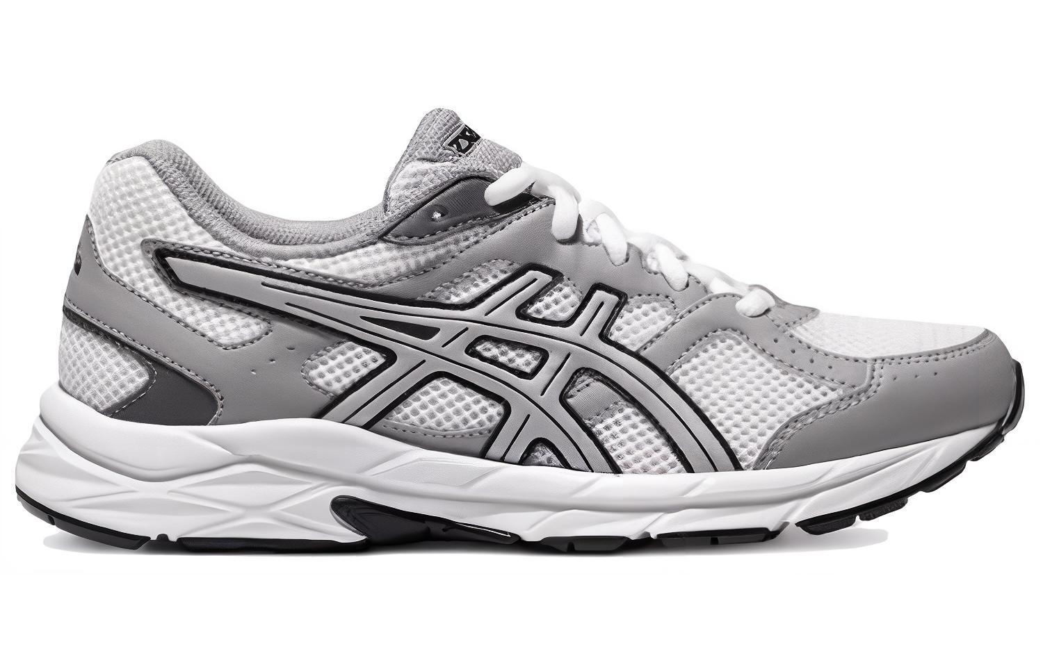 Order (W) ASICS Gel-Contend 'Abu Putih' sepatu lari pria wanita 1012B731-100