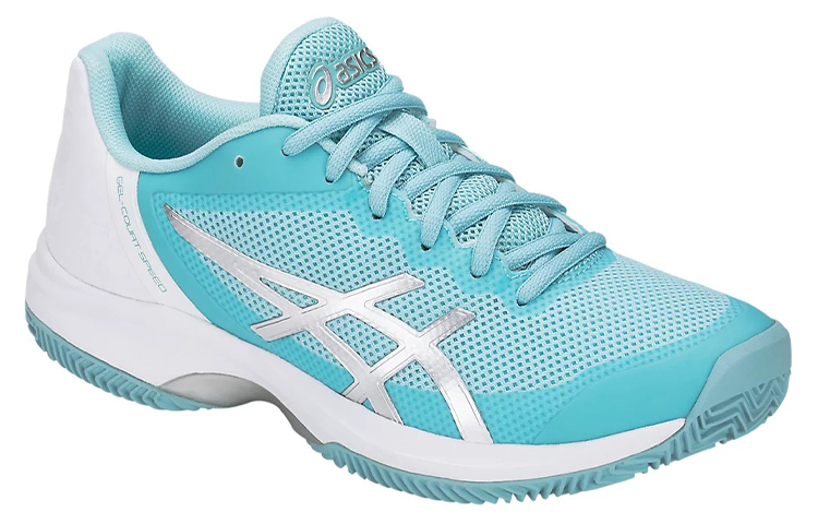 Lookbook (W) ASICS Gel-Court Speed Clay 'Azul Plata Blanco' E851N-1493
