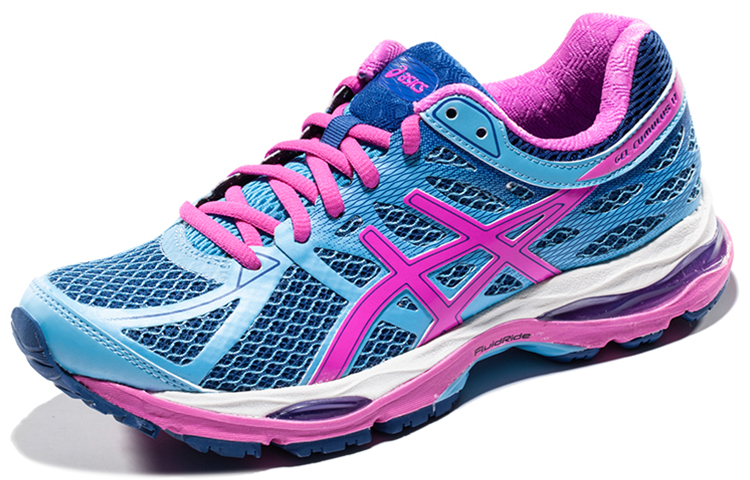 Order (W) ASICS Gel-Cumulus 17 ''Blau Pink'' T5D8N-4135