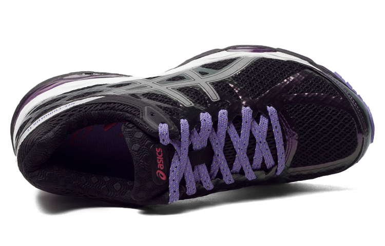 Shop (W) ASICS Gel-Cumulus 17 Lite-Show 'Negro Púrpura Plateado' T56PQ-9093