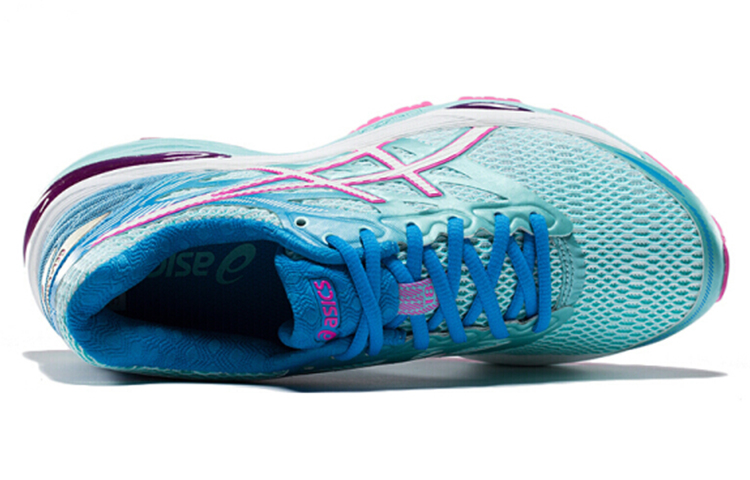 Lookbook (W) ASICS Gel-Cumulus 18 Sepatu Sneakers 'Biru Pink' T6C8N-6701