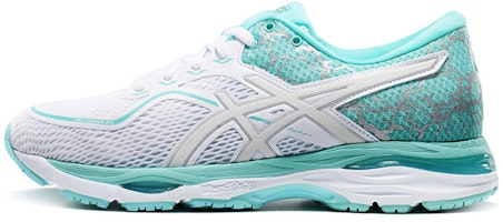 (Women) ASICS Gel-Cumulus 19 White/Blue T8A6N-0193 (Women) ASICS Gel-Cumulus 19 White/Blue T8A6N-0193