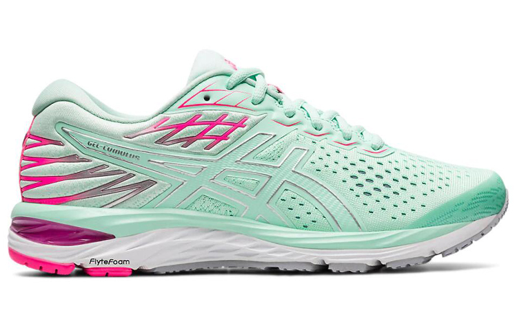 Order (W) ASICS Gel-Cumulus 21 Kasut Peppermint Hijau 1012A468-300