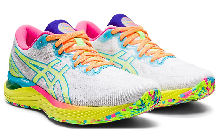 Lookbook (W) 아식스 젤-커뮬러스 23 '화이트 옐로우' 1012B245-100