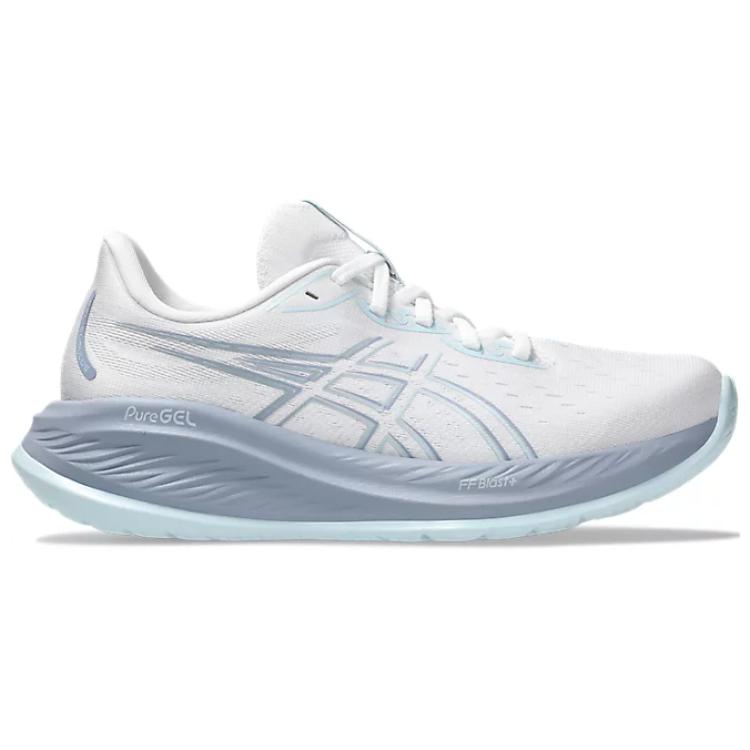 Lookbook Asics Gel-Cumulus 26 柔軟舒適防滑耐磨 低筒 訓練跑步鞋 男女同款 白灰
