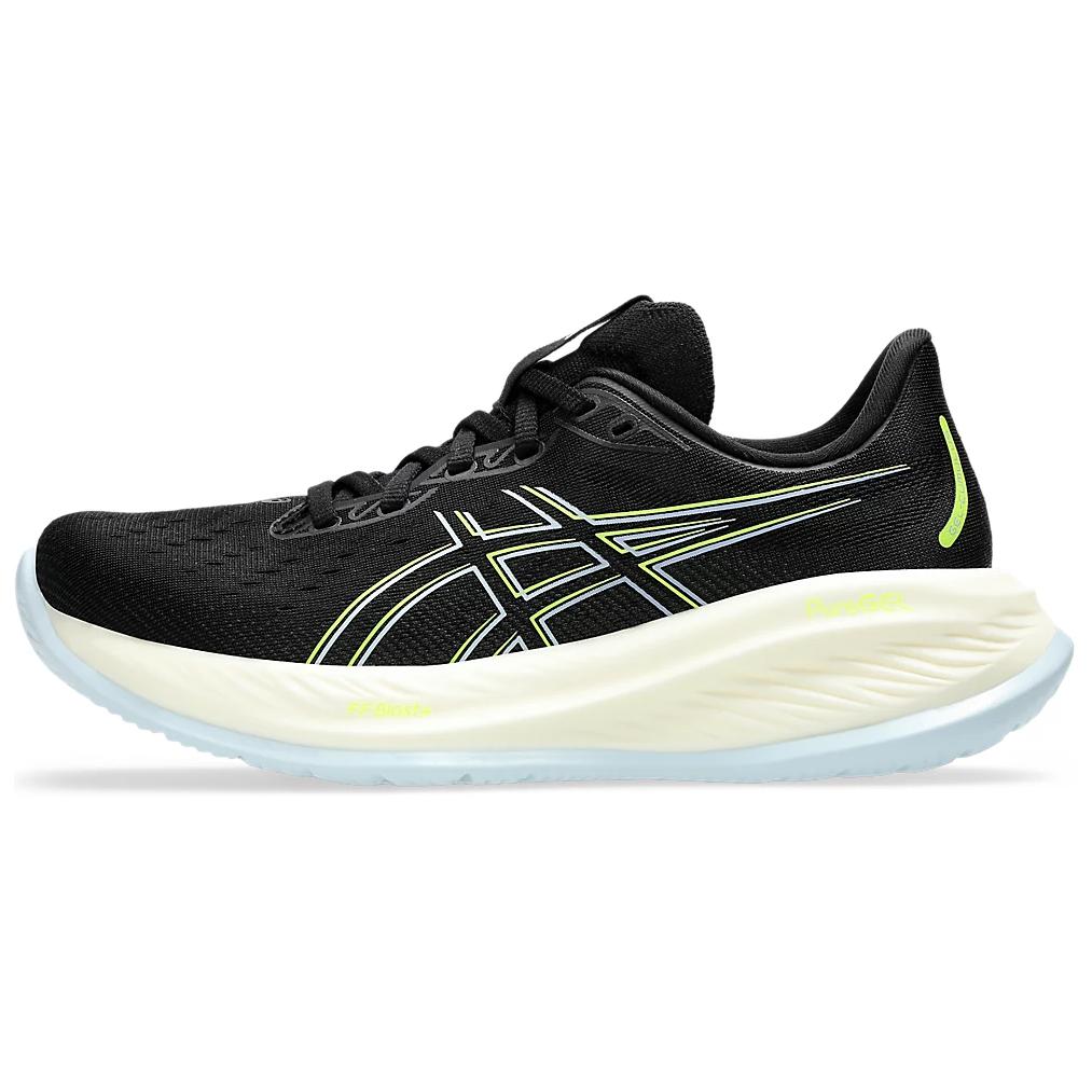 (Women) ASICS Gel-Cumulus 26 Black Safety Yellow 1012B599-006