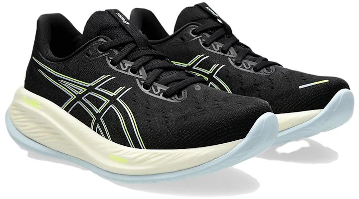 (Women) ASICS Gel-Cumulus 26 Black Safety Yellow 1012B599-006 Lookbook (Women) ASICS Gel-Cumulus 26 Black Safety Yellow 1012B599-006