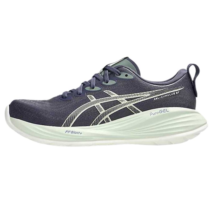 (Women) ASICS Gel-Cumulus 27 Running Shoes Blue - Stylish Minimalist Design 1012B772-501