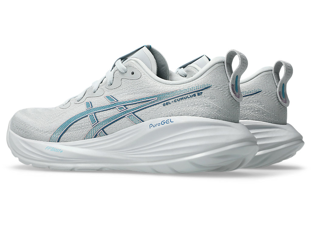 Lookbook (W) ASICS GEL-CUMULUS 27 ランニングシューズ コンクリート/ウィンターシー 1012B772-020