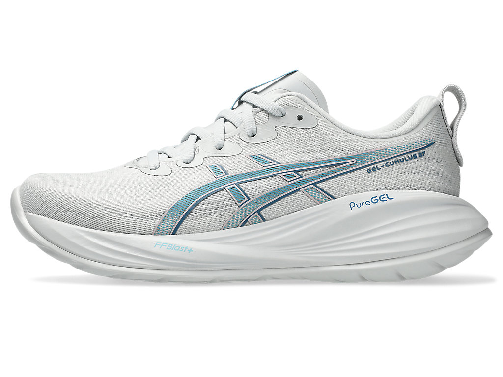 Cheap (W) ASICS GEL-CUMULUS 27 ランニングシューズ コンクリート/ウィンターシー 1012B772-020