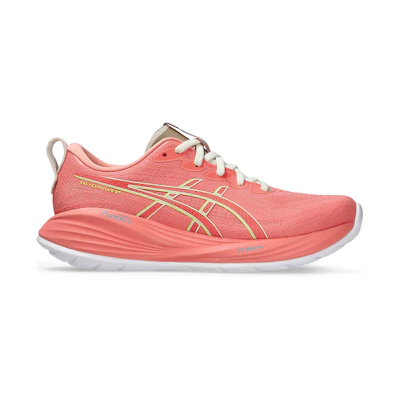 (W) ASICS Gel-Cumulus 27 Running Shoes Guava/Lime Green