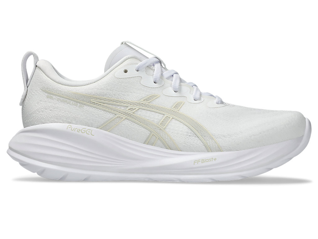 (Women) ASICS GEL-CUMULUS 27 Running Shoes White/Lake Grey 1012B772-100