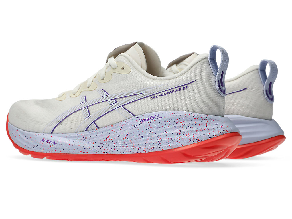 Shop (W) ASICS GEL-CUMULUS 27 Scarpe Running Tokyo Crema/Edo Purple 1012B955-500