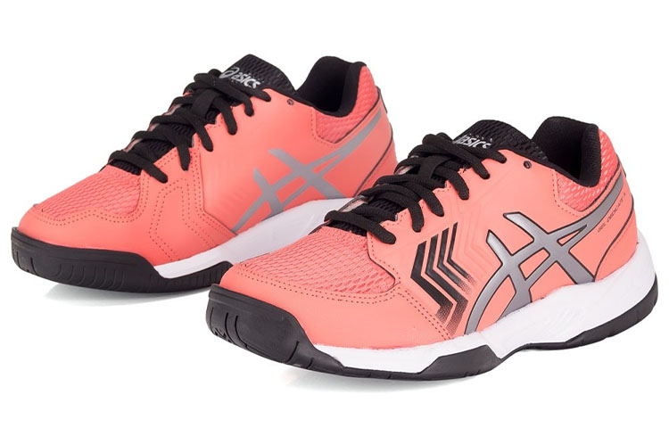 Order Asics Gel-Dedicate 5A 耐磨防滑 室內網球鞋 女款 淺粉灰