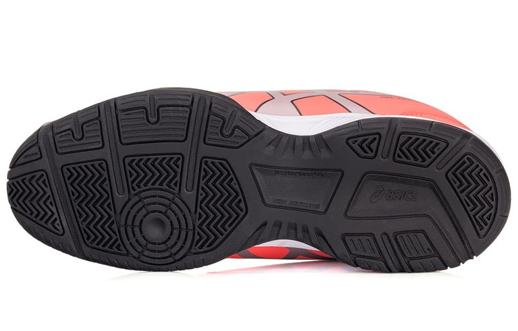 Shop Asics Gel-Dedicate 5A 耐磨防滑 室內網球鞋 女款 淺粉灰