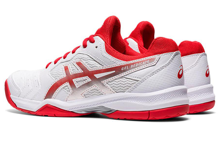 Shop (W) ASICS Gel-Dedicate 6 ''Wit Rood'' 1042A067-107